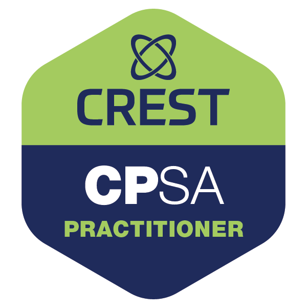 CREST Practitioner Security Analyst certification badge